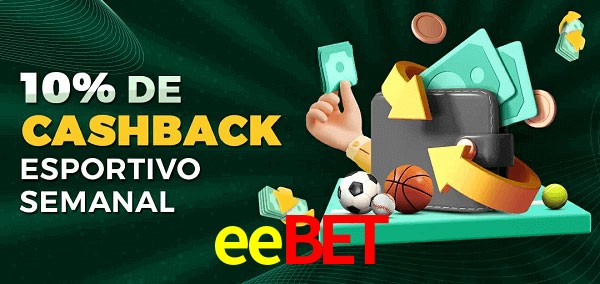 10% de bônus de cashback na eebet